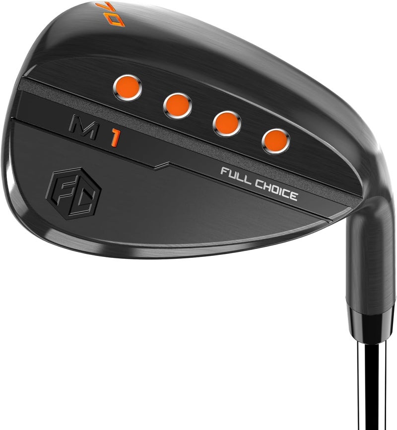 Full Choice Golf Wedges, CNC Milled Face for More Spin and Control, 52/56/60/70 Degree Golf Sand Wedge, Gap Wedge, Lob Wedge Golf Clubs, Wedges Golf Clubs for Men Women Right Hand - Image 1